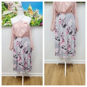 WOMEN'S  ALISON  DALEY FLORAL  LINED  SKIRT